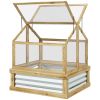 Outsunny Black Lattice Planter Box: Elevated Garden Bed for Climbing Plants, Ideal for Outdoor Spaces|