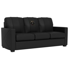 Silver Sofa with Toronto Raptors Primary 2019 Champions Logo