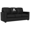 Silver Sofa with Ghoulish Rising Hand Halloween Logo