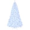 7ft 1346 Branches Automatic Tree Structure PVC Material 500 Lights Cool Color 8 Modes Christmas Tree White