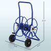 Outsunny Garden Hose Reel Cart, Portable Water Hose Cart Hold Up to 98' of 5/8" Hose (Hose Not Included), Blue