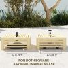 2-in-1 Outdoor Storage Box for Umbrella Base ( Amazon Shipping)(Prohibited by WalMart)
