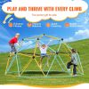 VEVOR Climbing Dome, for Kids 3 to 10 Years Old,10FT Geometric Dome Climber with Hammock and Swing, Jungle Gym Supports 750LBS and Easy Assembly