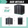 6 x 4 Ft. Outdoor Storage Shed, Metal Tool House with Lockable Door, Vents, Garden Backyard Lean to Shed, Black