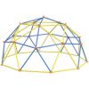 Outsunny Climbing Dome, 10' Jungle Gym Supports 594 lbs. for 1-6 Kids, Outdoor Play Equipment for 3-8 Years Old, Easy Install, Multi-Color