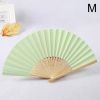 1pc Folding Fan Handheld Fans Chinese Paper Classical Hanfu Fan Solid Color Hand Fan Home Decoration Fan Chinese Fan Hand Folding Fans