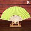 1pc Folding Fan Handheld Fans Chinese Paper Classical Hanfu Fan Solid Color Hand Fan Home Decoration Fan Chinese Fan Hand Folding Fans