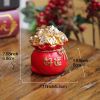 1pc Resin Wealth Tree Ornaments (2.68"��2.17"1.97"); Treasure Basin; Home Decorations; Holiday Gifts