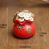 1pc Resin Wealth Tree Ornaments (2.68"��2.17"1.97"); Treasure Basin; Home Decorations; Holiday Gifts