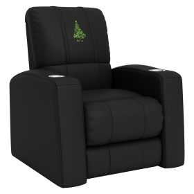 Relax Home Theater Recliner with Christmas Tree Logo (material: Commercial Grade Synthetic Leather)