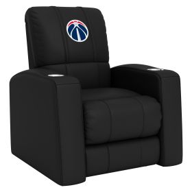 Relax Home Theater Recliner with Washington Wizards Primary Logo (material: Top Grain Leather *Custom Order 8 Week Lead time No Returns*)