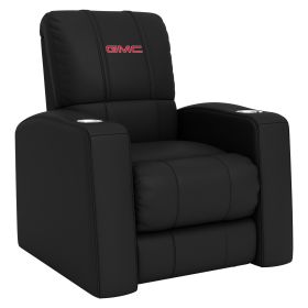Relax Home Theater Recliner with GMC Primary Logo (material: Commercial Grade Synthetic Leather)