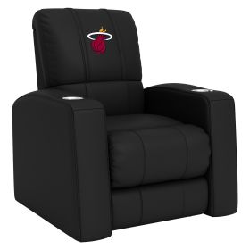 Relax Home Theater Recliner Miami Heat Logo (material: Top Grain Leather *Custom Order 8 Week Lead time No Returns*)