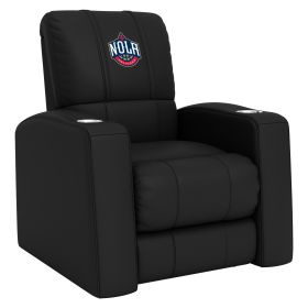 Relax Home Theater Recliner with New Orleans Pelicans NOLA (material: Top Grain Leather *Custom Order 8 Week Lead time No Returns*)