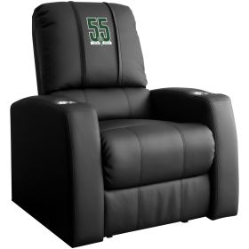 Relax Home Theater Recliner with Milwaukee Bucks Team Commemorative Logo (material: Top Grain Leather *Custom Order 8 Week Lead time No Returns*)
