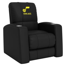Relax Home Theater Recliner with Utah Jazz Global Logo (material: Commercial Grade Synthetic Leather)