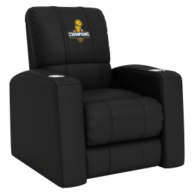 Relax Home Theater Recliner with Denver Nuggets 2023 Championship Logo (material: Top Grain Leather *Custom Order 8 Week Lead time No Returns*)