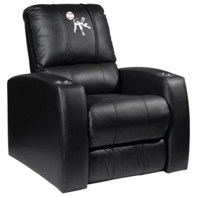 Relax Home Theater Recliner with Baseball Pitcher Logo Panel (material: Commercial Grade Synthetic Leather)