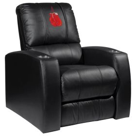 Relax Home Theater Recliner with Boxing Gloves Logo Panel (material: Commercial Grade Synthetic Leather)