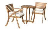 Outdoor HERMOSA KD WOOD DINING SET with Cushions