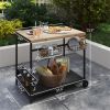 Camping Cart, Grill Cart, Outdoor Bar Cart