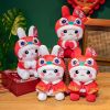 1pc Rabbit Doll (9.84"��4.72"); Lion Plush Toys; New Year's Mascot; Holiday Gifts; Pillow Decorations