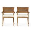 Outdoor HERMOSA KD WOOD DINING SET with Cushions