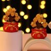 1pc Resin Wealth Tree Ornaments (2.68"��2.17"1.97"); Treasure Basin; Home Decorations; Holiday Gifts