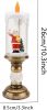 Flameless Vintage Christmas Lights LED Decorative Table Lamps Electronic Christmas Night Lights For Home Outdoor Porch and Christmas Table Centerpiece