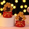 1pc Resin Wealth Tree Ornaments (2.68"��2.17"1.97"); Treasure Basin; Home Decorations; Holiday Gifts