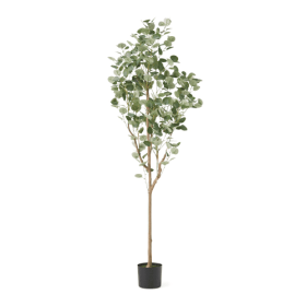 180CM ARTIFICIAL EUCALYPTUS (Color: green)